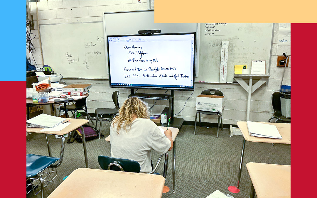 Distance Learning systems are already being utilized in classrooms at Taylor County Middle School